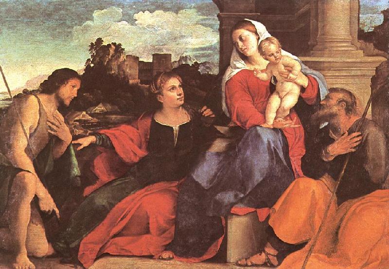 Palma Vecchio Sacred Conversation oil painting picture